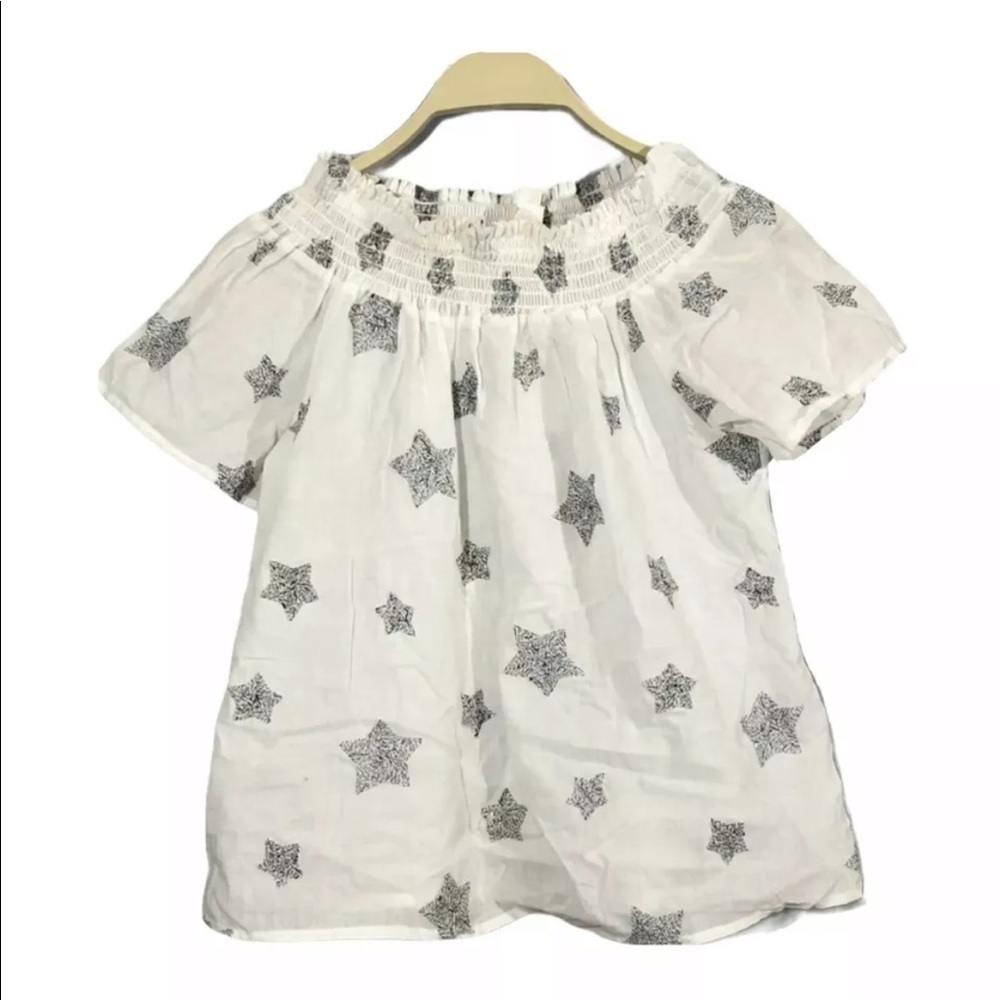 Westmoon Blouse crop top tufted Star boho retro